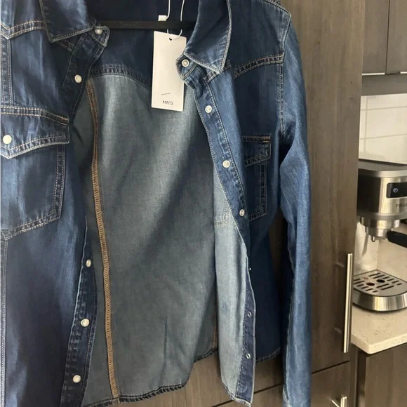 Mango Blue Jean Jacket - Picture 6 of 10